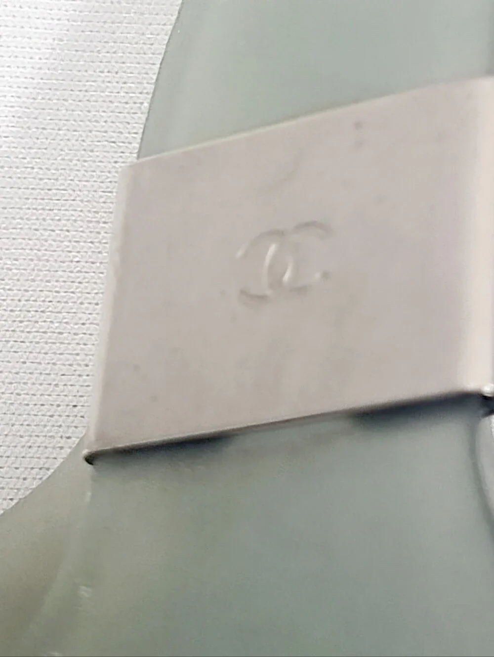 CHANEL Mint Green Jelly Tote Shoulder Bag